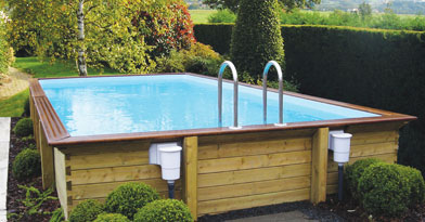 Piscine en bois