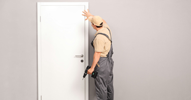 Installation de porte